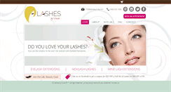 Desktop Screenshot of lashesbylinda.com